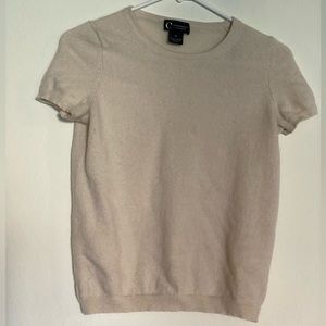 Unique short sleeve, Cashmere top